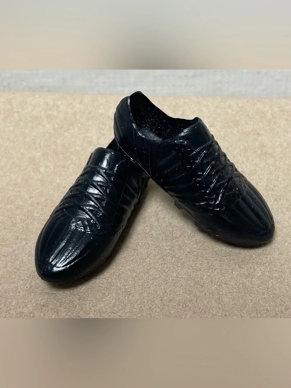 Mattel Ken Black Toy Soccer Cleats for 11” Doll Accessories Barbie Shoes